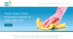 Desktop Screenshot of freshgreenclean.com.au